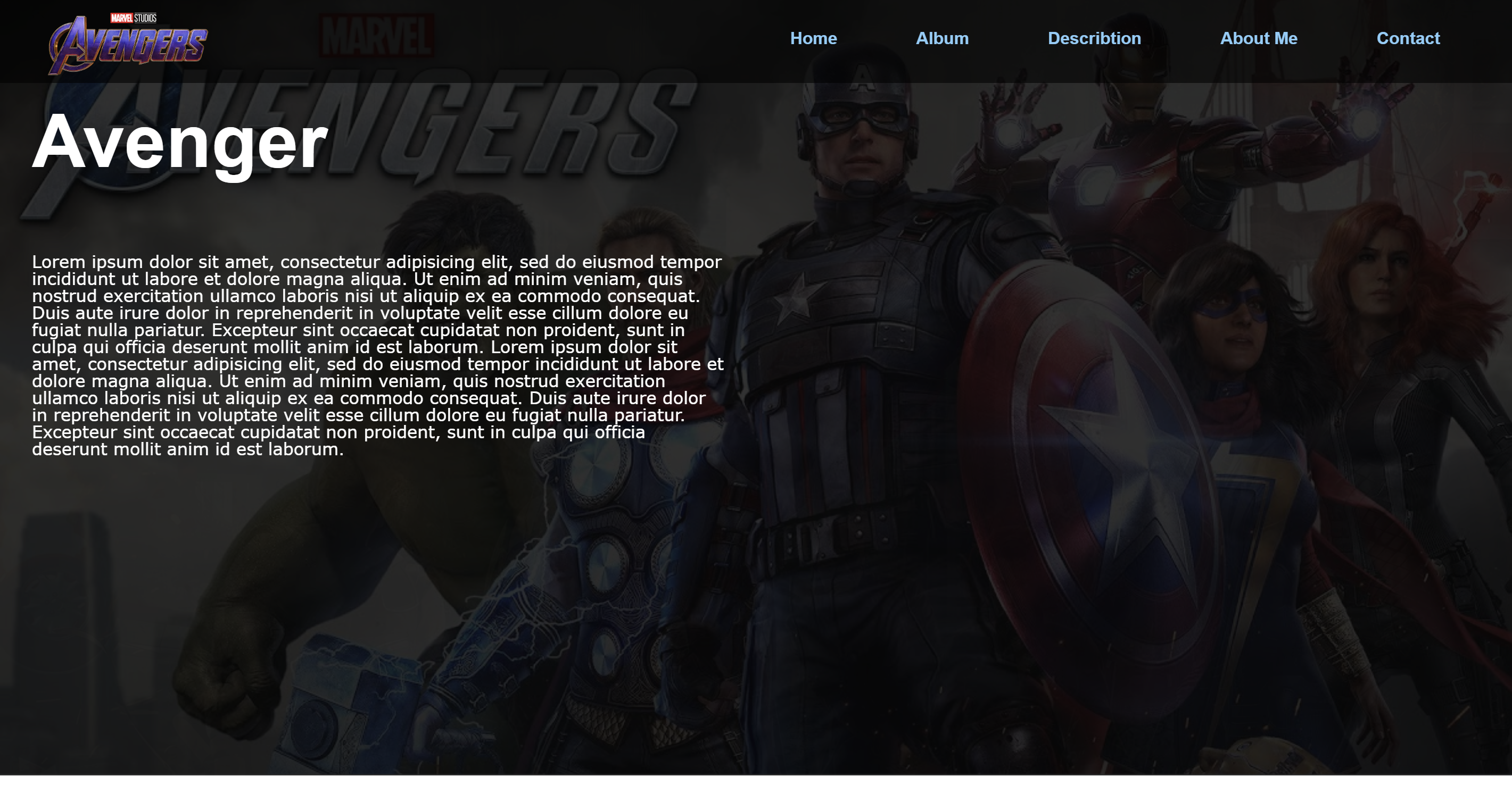 Website Avengers